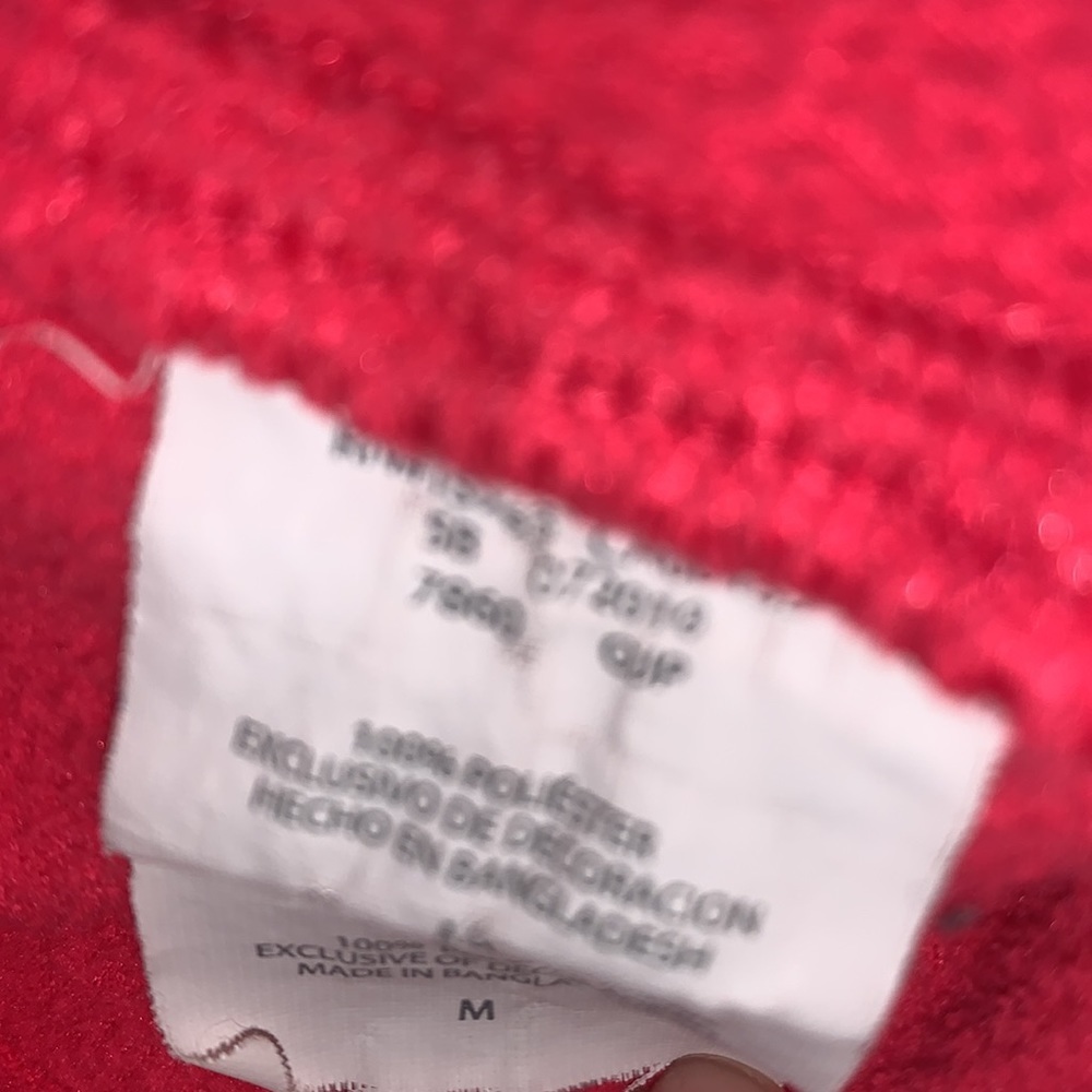 Champion Quarter Zip Soft Fleece Mock Pullover Size Medium Hot Pink - Picture 12 of 12